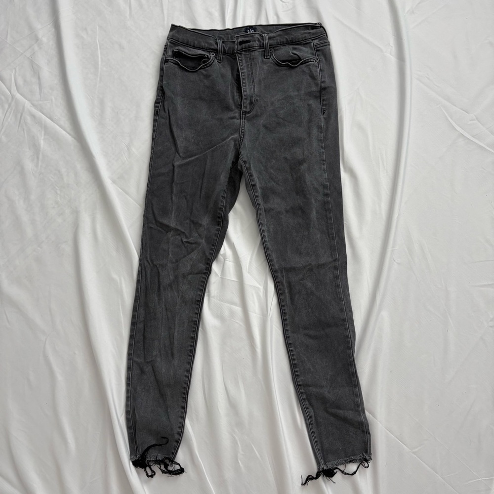 GAP Women's Charcoal Skinny Jeans